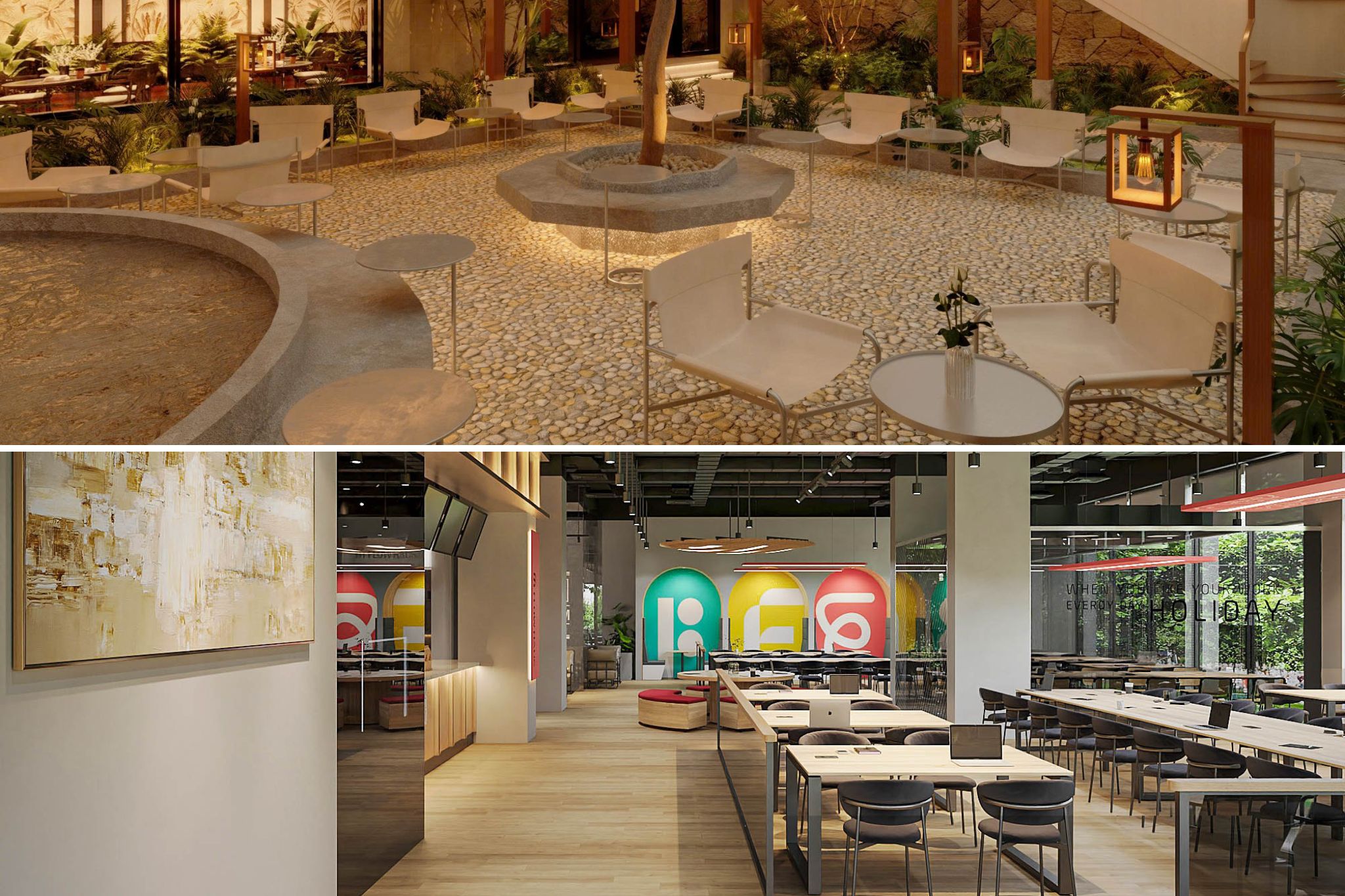 Thiết kế quán cafe coworking chuẩn